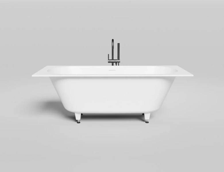 Ванна из искусственного камня Salini Ornella Axis Kit 170х70 см белая матовая 104723M (детальная фотография), 170x70 см