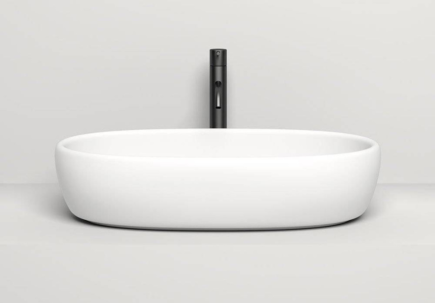 Раковина Salini Luce 70 см белый матовый 110721M (детальная фотография), белые