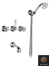 Смеситель для ванны, тёмная бронза, Nicolazzi D.Anglaises