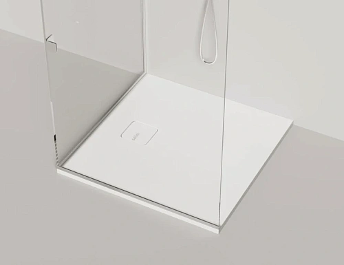 Душевой поддон Salini Oasi 90x90 см белый матовый - фото 2