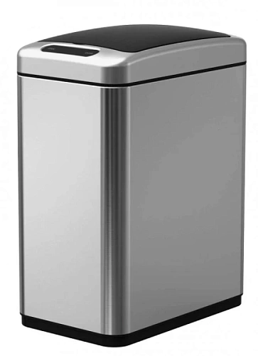 Мусорное ведро WeltWasser WW ME 8 л матовая сталь - фото 1