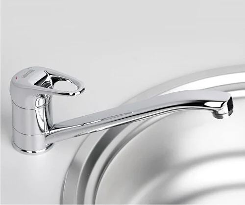 Смеситель для кухни WasserKRAFT Oder хром 6307 (детальная фотография), современные, hi-tech