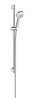 Душевой гарнитур Hansgrohe Crometta 100 хром/белый