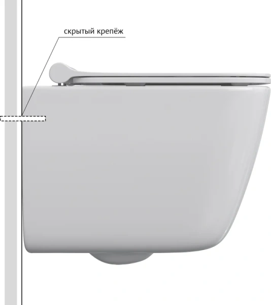 Унитаз с инсталляцией Berges Quattro S Rimless клавиша хром глянец 043361 (детальная фотография), в наличии index_1