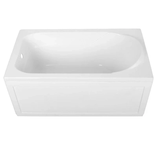 Ванна акриловая Aquanet West 00205558, 120 x 70 см, с каркасом, цвет белый (детальная фотография), современныe, hi-tech