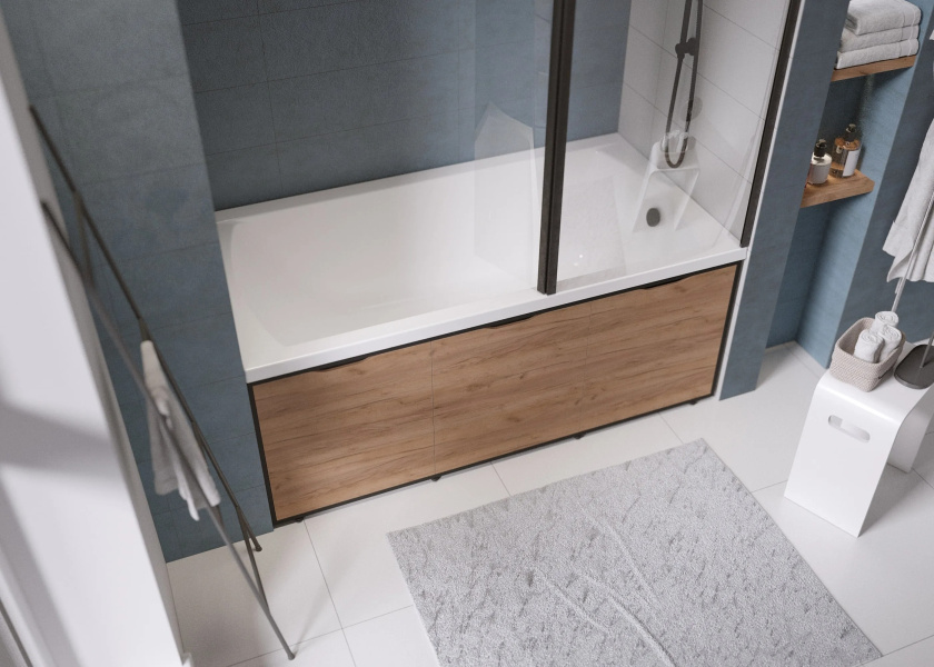 Фронтальная панель 1Marka Grunge Loft 150 см Дуб Крафт золотой GL150CraftGold (детальная фотография), по запросу