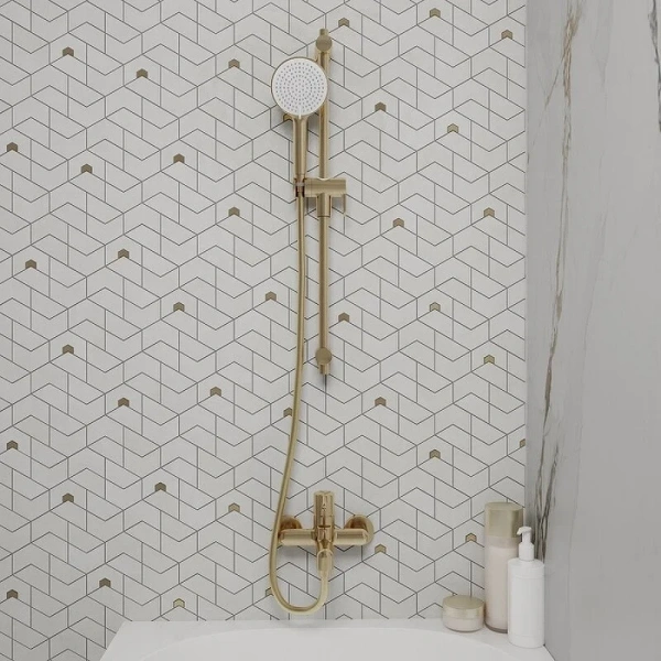 Шланг для душа IDDIS Optima Home золото матовое 04P15MGi19 (детальная фотография), современные, hi-tech