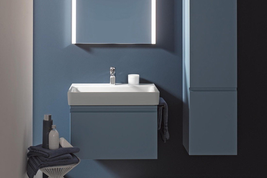 Раковина Laufen Pro S 65 см с 1 отверстием для смесителя, без отверстия перелива 8.1096.4.000.111.1 (детальная фотография), керамические