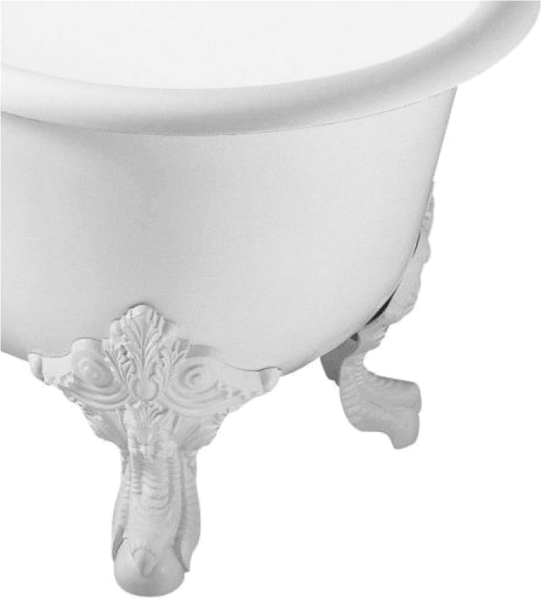 Ванна чугунная Jacob Delafon Cleo 175х80 см отдельностоящая, без антискользящего покрытия E2919-00 (детальная фотография), ретро, в классическом стиле, прованс