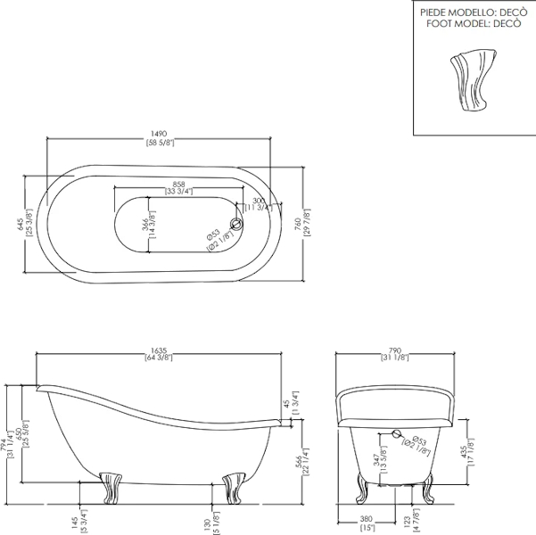Схема (детальная фотография), глубокие