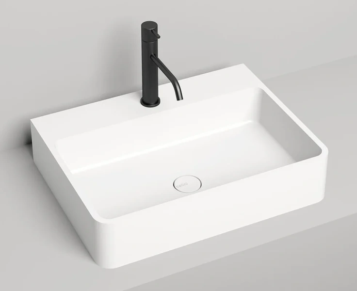 Раковина Salini Ottavia 60 см накладная 1103201M (детальная фотография), современные, hi-tech