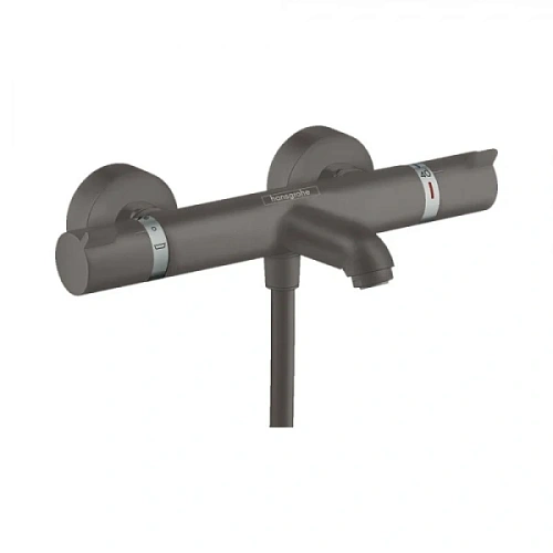 Смеситель для ванны Hansgrohe Ecostat шлифованный черный хром - фото 6
