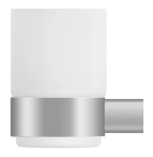 Стакан для ванной Cezares Stylus хром STYLUS-TUMS-01 (детальная фотография), хром, белые, комбинированные