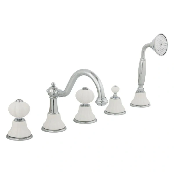 Смеситель для ванны Migliore Olivia на 5 отверстий (детальная фотография)