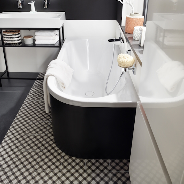 Ванна правая с водоотталкивающим покрытием  Kaldewei Avantgarde 283000013001 (детальная фотография), глубокие