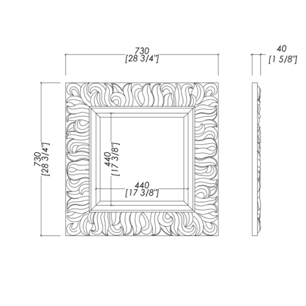 Схема (детальная фотография), в раме