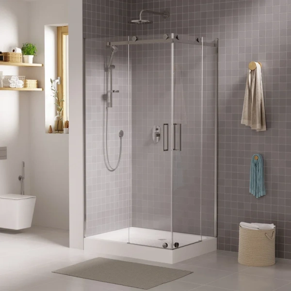 Душевой уголок Grossman Cosmo GR-1110 110x110 см 2 места (детальная фотография), квадратные