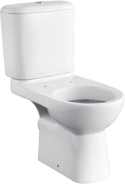 Унитаз компакт Roca Access горизонтальный выпуск 34P23800Y (детальная фотография), современные, hi-tech, круглые