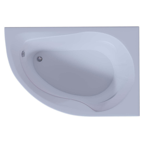 Ванна акриловая Акватек Вирго 150x100 см с фронтальным экраном, правая VIR150-0000025 (детальная фотография), акриловые