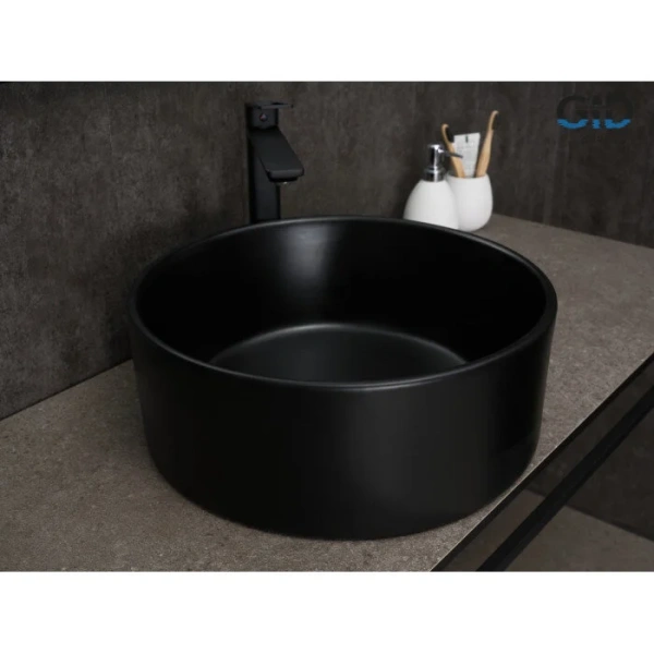 Раковина GID Esfera Bm9011 40 см черная 53368 (детальная фотография), черные
