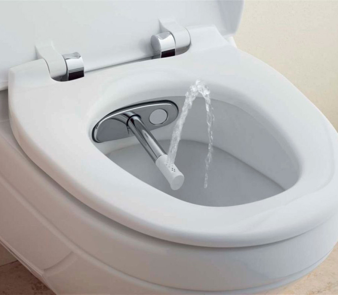 Унитаз подвесной Geberit AquaClean 8000 180.100 (детальная фотография), без бачка, со скрытым бачком