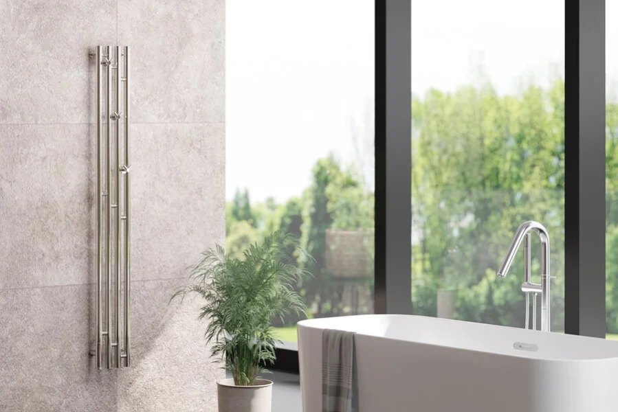 Полотенцесушитель электрический Сунержа Кантата 3.0 15.9x120 см правый без покрытия 00-5847-1216 (детальная фотография), настенные