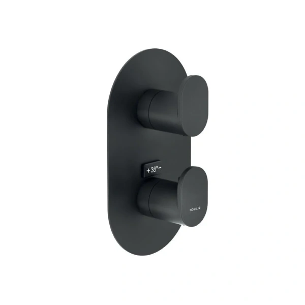 Смеситель для душа Nobili Up черный матовый UP94102BM (детальная фотография)
