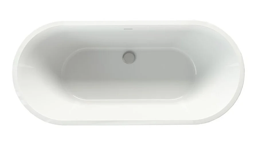 Ванна акриловая BelBagno 177x80 см отдельностоящая BB109-177-80 (детальная фотография), овальные