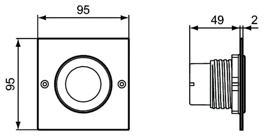 Клавиша смыва Ideal Standard ProSys Septa Pro одинарный смыв R0135MY (детальная фотография), нет в наличии