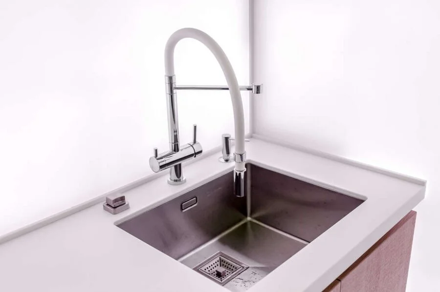 Мойка для кухни Omoikiri Taki 54-U/IF-LG 54 см светлое золото 4973093 (детальная фотография), из нержавеющей стали, стальные, металлические