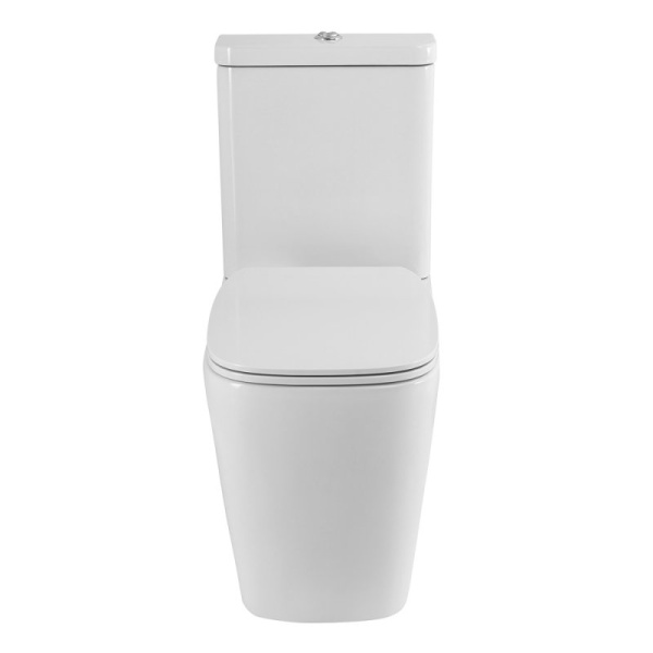 Унитаз компакт BelBagno Albano BB120CPR безободковый (детальная фотография), недорогие, безободковые, сиденье с микролифтом , с антивсплеском, компакт, низкие