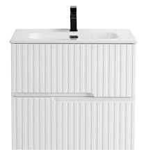 Тумба под раковину подвесная Cezares Duet 70 см Bianco Lucido