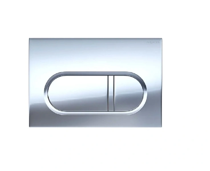 Клавиша смыва Акватек хром глянец KDI-0000043 (детальная фотография)