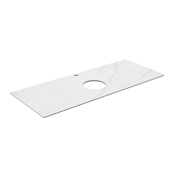 Столешница для накладных раковин Kerama Marazzi Plaza Classic 120 см Монте Тиберио натуральный PL1.SG507100R\120 (детальная фотография), нет в наличии