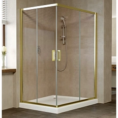 Душевой уголок стекло бронза Vegas-glass ZA-F 120х90 05