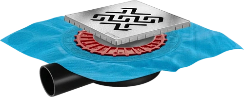 Душевой трап BERGES ZENTRUM Antik 15 см хром - фото 2