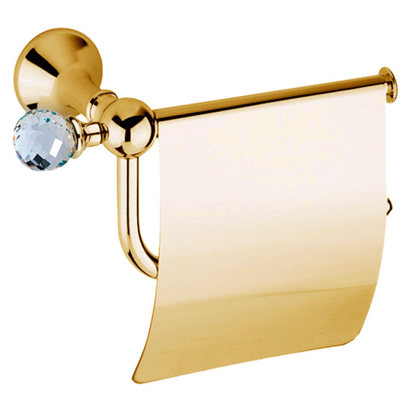 Бумагодержатель закрытый для ванной золото Bagno & Associati Folie FS 236 52 ORO (детальная фотография)