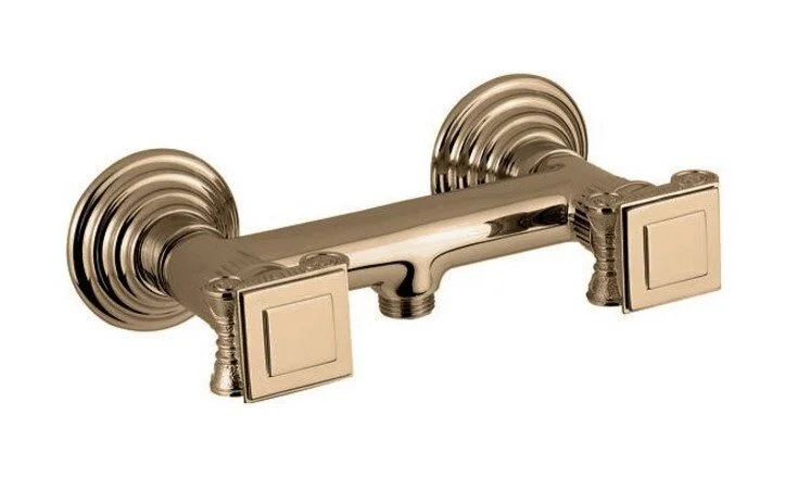 Смеситель для душа Cezares Olimp бронза, ручки квадратные OLIMP-DS-02-O (детальная фотография)