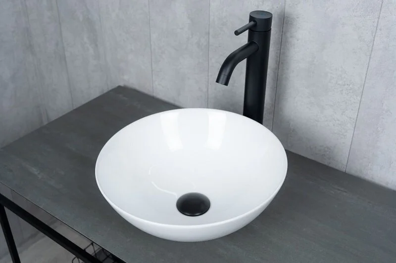 Раковина GID Esfera 9081W 36 см белая 51243 (детальная фотография), белые