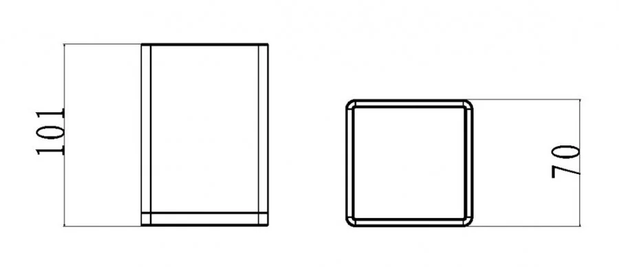 Стакан для ванной Boheme 10961 для зубных щеток (детальная фотография), современные, hi-tech