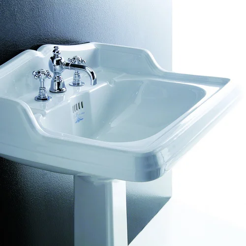 Раковина Simas Arcade 68 см белая AR824bi*3 (детальная фотография), подвесные, на пьедестал, пристенные