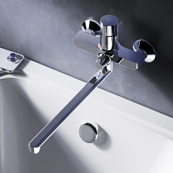 Смеситель для ванны Am.Pm X-Joy хром F85A90500 (детальная фотография), хром