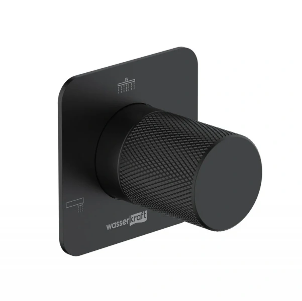 Переключатель потоков WasserKRAFT Fulda черный A300 (детальная фотография)