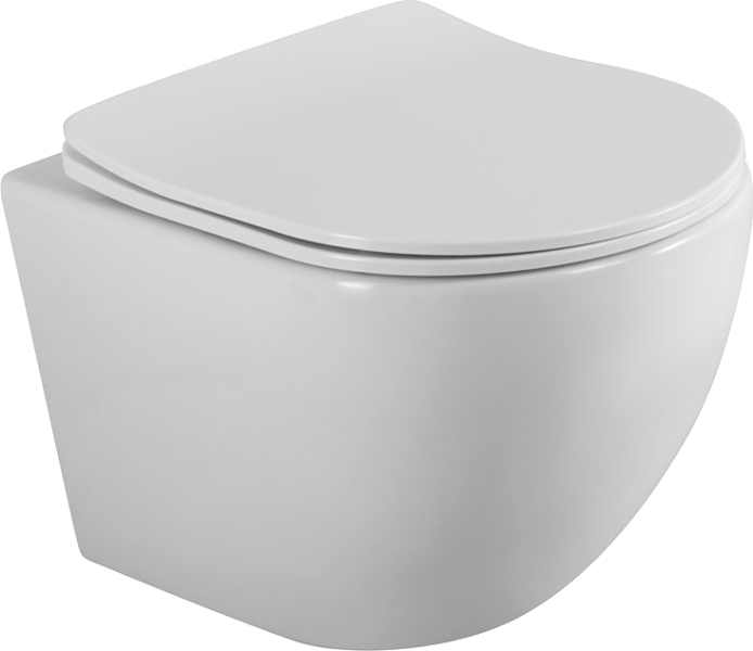 Унитаз подвесной BelBagno Uno 2.0 с сиденьем BB7306CHR/SC (детальная фотография)