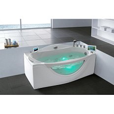 Акриловая ванна правосторонняя Gemy