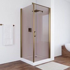 Душевой уголок профиль бронза стекло бронза Vegas-glass