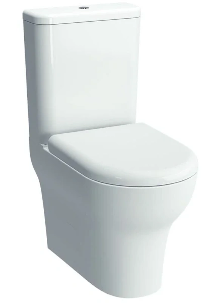 Унитаз с бачком пристенный сиденье стандартное, VitrA Zentrum, белый 9012B003-7201 (детальная фотография)