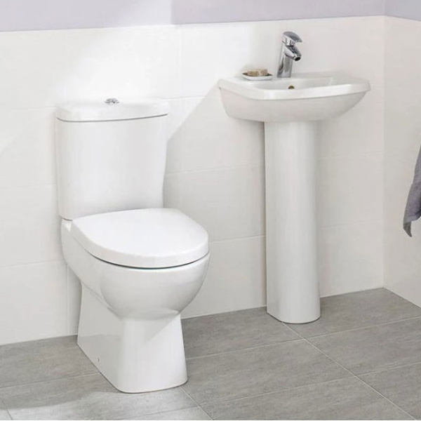 Унитаз Jacob Delafon Panache E1370 (детальная фотография), с бачком