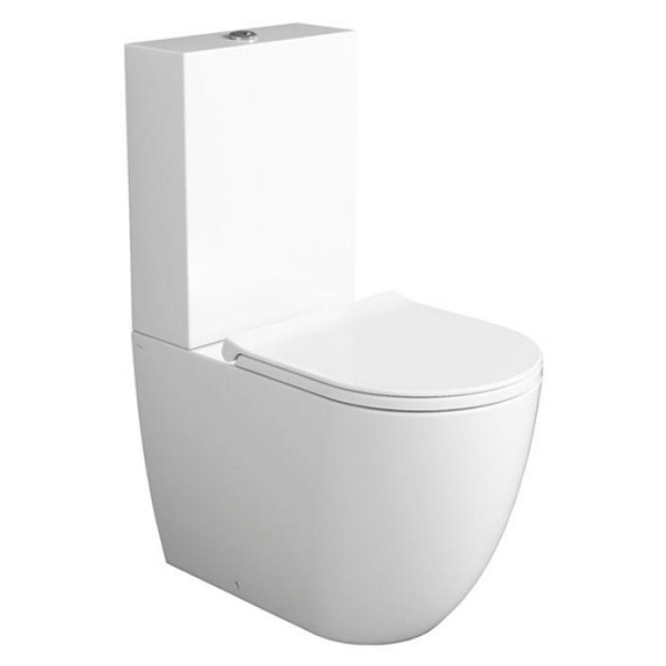 Унитаз компакт Simas Vignoni VI07bi с вертикальным выпуском (детальная фотография)