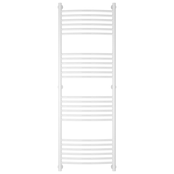 Полотенцесушитель водяной, цвет белый перемычка выгнутая Богема+ 1500х500 12-0221-1550 (детальная фотография), с нижним подключением